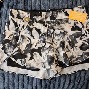 Avia Black and White Athletic Shorts